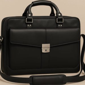 Borno Leather Executive Briefcase – Brown