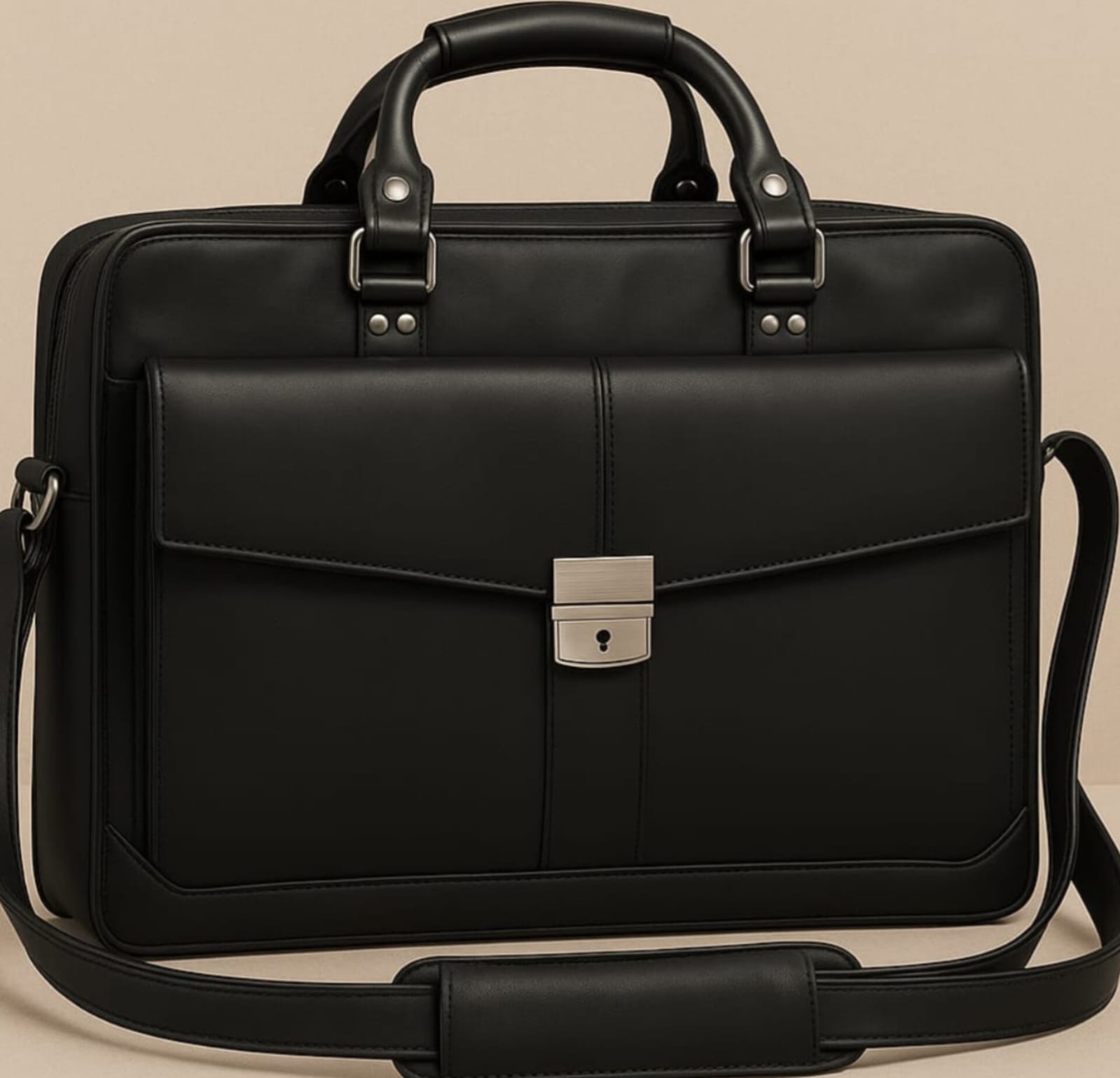Borno Leather Executive Briefcase – Brown